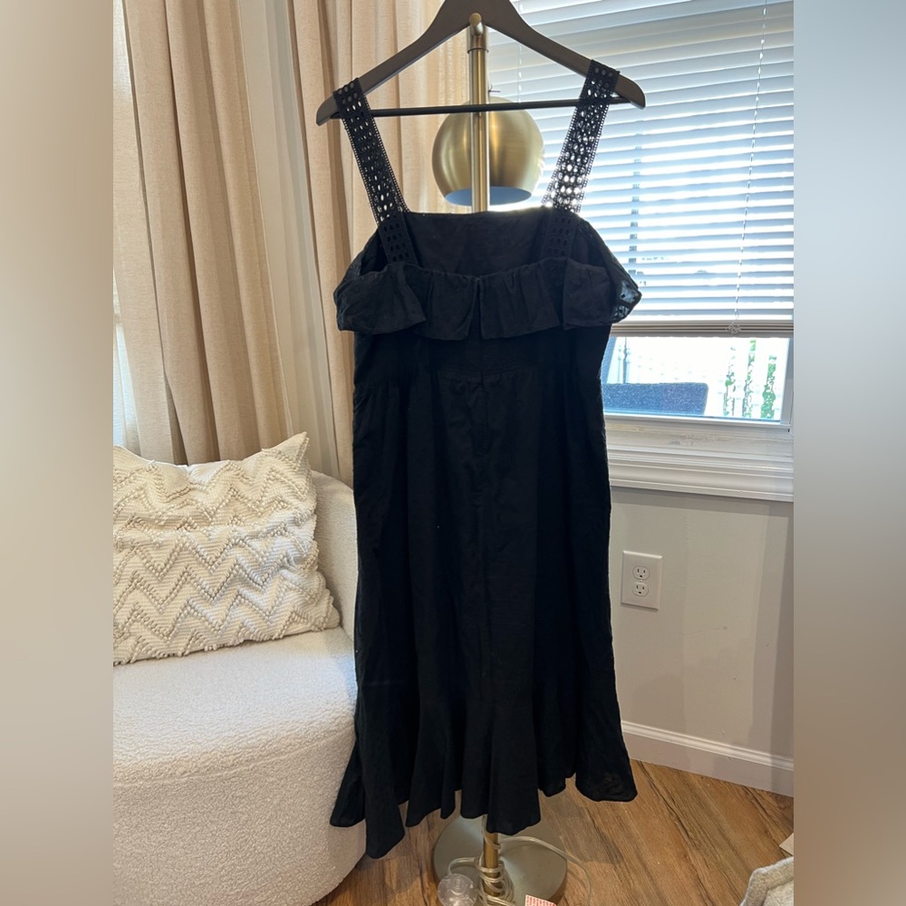 J.Crew Black Dress with lace | Size 12T - Picture 4 of 8